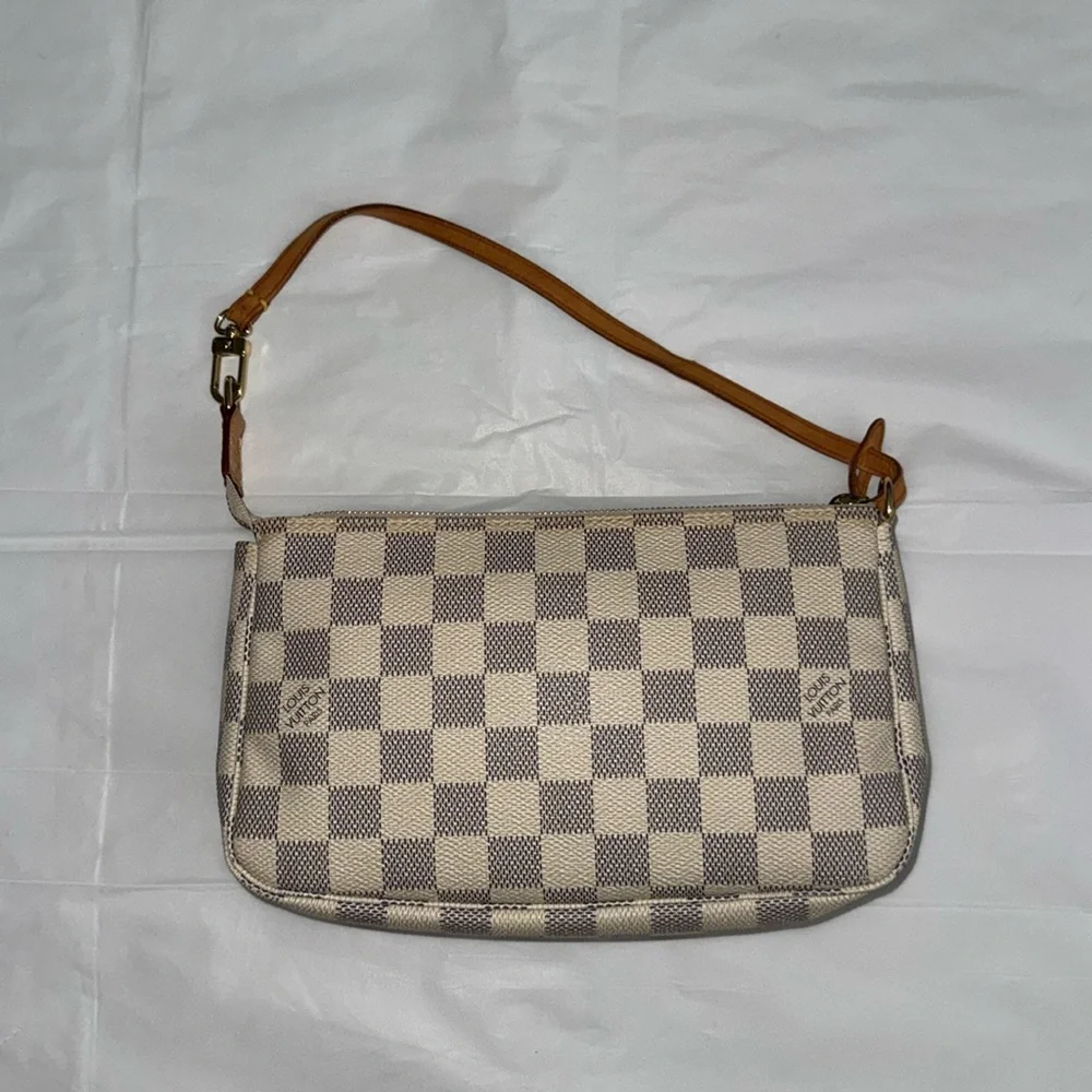 LOUIS VUITTON Damier Azur Pochette Accessories